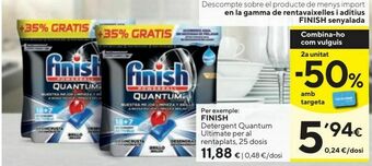 Caprabo Detergente finish oferta