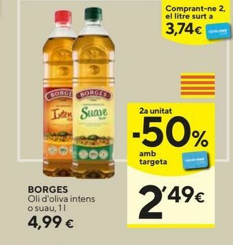 Caprabo Aceite de oliva borges oferta