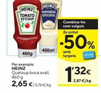 Caprabo Ketchup heinz oferta