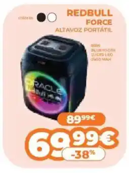 Pascual Martí REDBULL Force altavoz portátil oferta