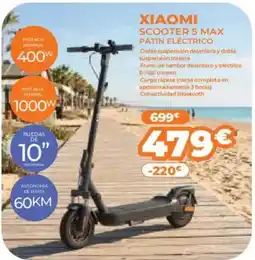 Pascual Martí XIAOMI Scooter 5 max patín eléctrico oferta