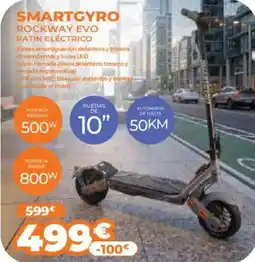 Pascual Martí SMARTGYRO Rockway evo patín eléctrico oferta