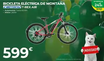 EMOTORA Bicicleta eléctrica de montaña t-rex air