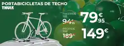 Feu Vert THULE Portabicicletas de techo oferta