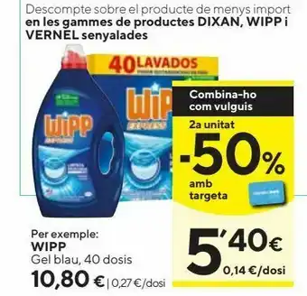 Caprabo Gel de baño wipp express oferta