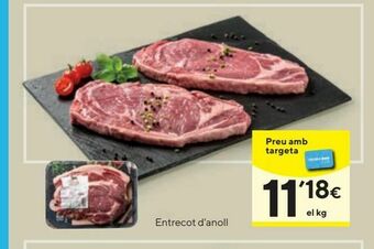 Caprabo Entrecot oferta