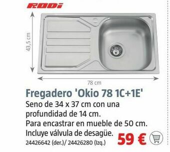 Bauhaus Fregadero oferta