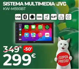 Feu Vert JVC Sistema multimedia kw-m593bt oferta