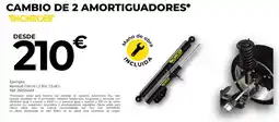 Feu Vert Cambio de 2 amortiguadores oferta