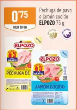 Supermercados Deza ELPOZO Pechuga de pavo jamón cocido oferta