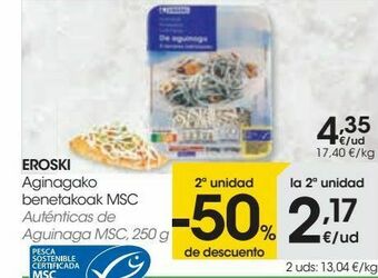 Eroski Eroski auténticas de aguinaga msc oferta