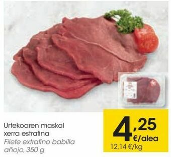 Eroski Filete extrafino babilla añojo oferta