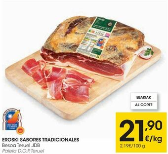 Eroski Eroski sabores tradicionales paleta d.o.p. teruel oferta