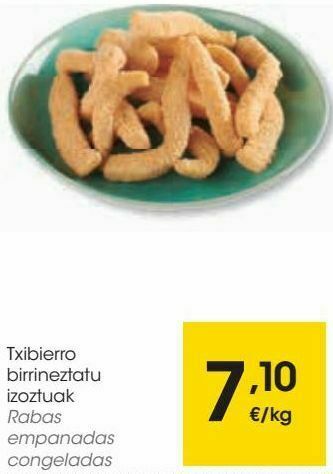 Eroski Rabas empanadas congeladas oferta