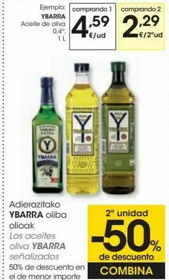 Eroski Ybarra aceite de oliva 0,4º oferta