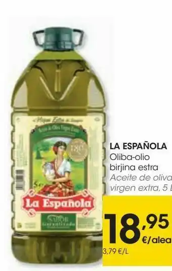 Eroski La española aceite de oliva virgen extra oferta
