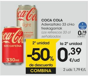 Eroski Coca cola los refrescos oferta