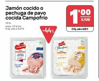 AhorraMas Jamón cocido campofrio oferta