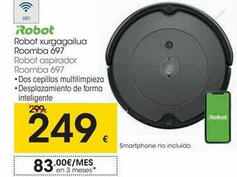 Eroski Irobot robot aspirador roomba 697 oferta