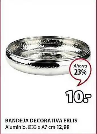JYSK Bandeja Decorativa Erlis oferta