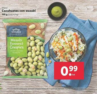 Lidl Vitasia Cacahuetes Con Wasabi oferta