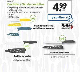 Lidl Ernesto Cuchillo O Set De Cuchillos oferta