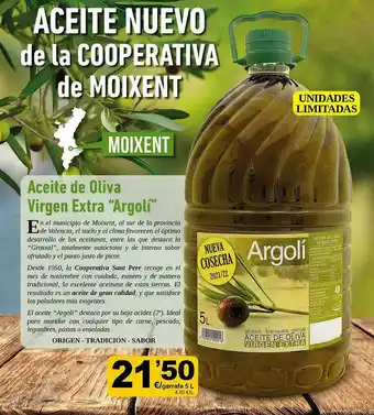 Masymas Aceite De Oliva Virgen Extra Argoli oferta