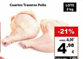 Masymas Cuartos Traseros Pollo oferta