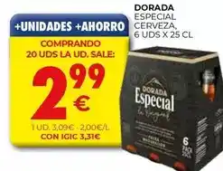 DORADA Especial cerveza