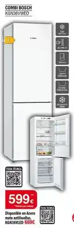 Milar Bosch - combi kgn36vweq oferta