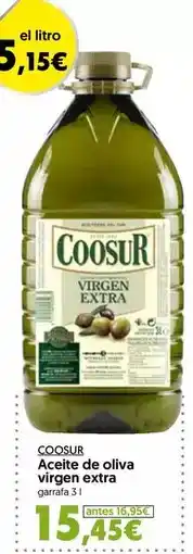 Hiper Usera Coosur - aceite de oliva virgen extra oferta