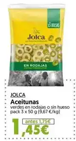 Hiper Usera Jolca - aceitunas oferta