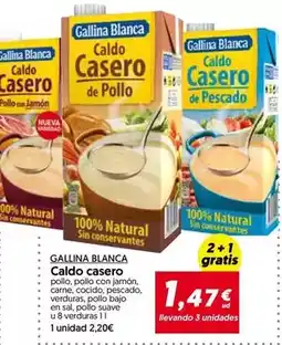Hiper Usera Gallina blanca - caldo casero oferta