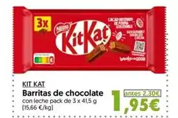 Hiper Usera Nestlé - barritas de chocolate oferta