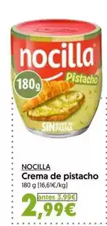Hiper Usera Nocilla - crema de pistacho oferta