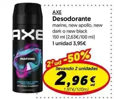 Hiper Usera Axe - desodorante oferta