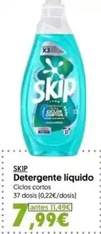 Hiper Usera Skip - detergente líquido oferta