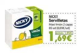 Hiper Usera Nicky - servilletas oferta