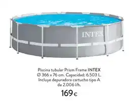 Hipercor Intex - piscina tubular frame oferta