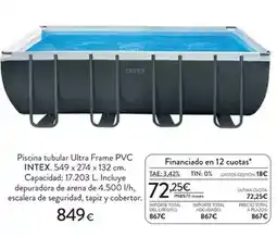 Hipercor Intex - piscina tubular ultra frame pvc oferta