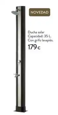 Hipercor Solar - ducha capacidad oferta