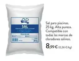 Hipercor One - sal para piscinas oferta