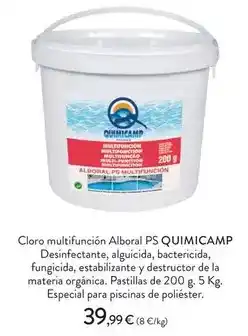 Hipercor Pons quimicas - cloro multifunción alboral ps oferta