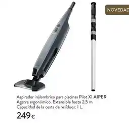 Hipercor Pilot - aspirador inalámbrico para piscinas xl oferta