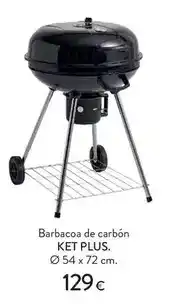 Hipercor Plus - barbacoa de carbón oferta
