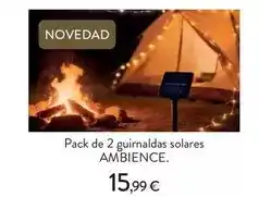 Hipercor Solares - pack de 2 guirnaldas oferta
