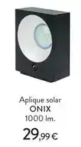 Hipercor Onix - aplique solar oferta