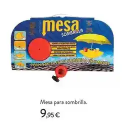 Hipercor Mesa para sombrilla oferta