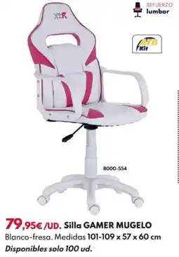 BricoCentro Silla gamer mugelo oferta