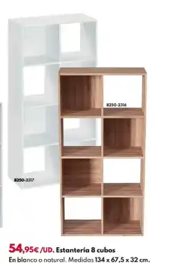 BricoCentro Estantería 8 cubos oferta